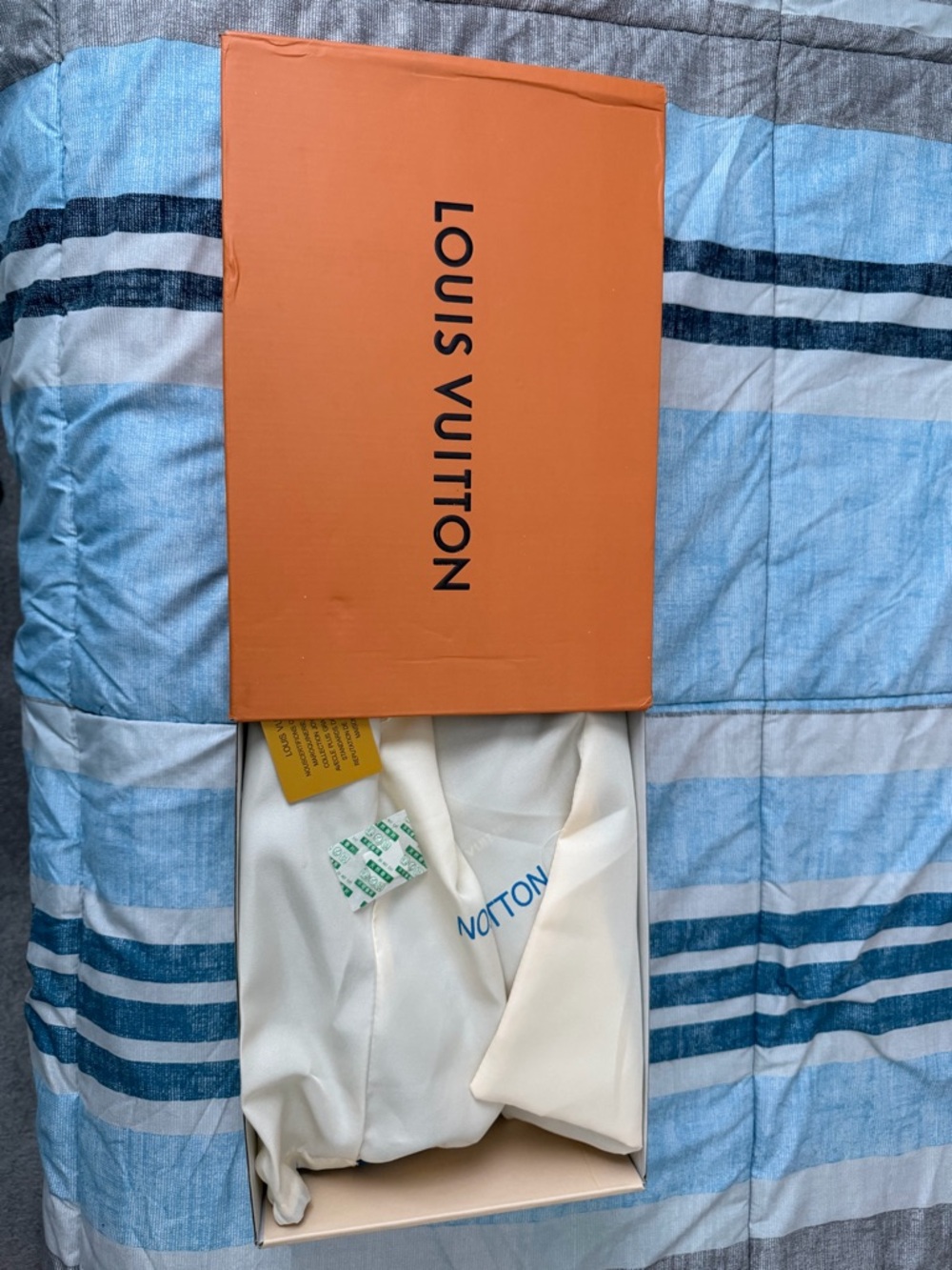 Louis Vuitton Orange Box with Cream Dust Bag - Picture 2 of 4